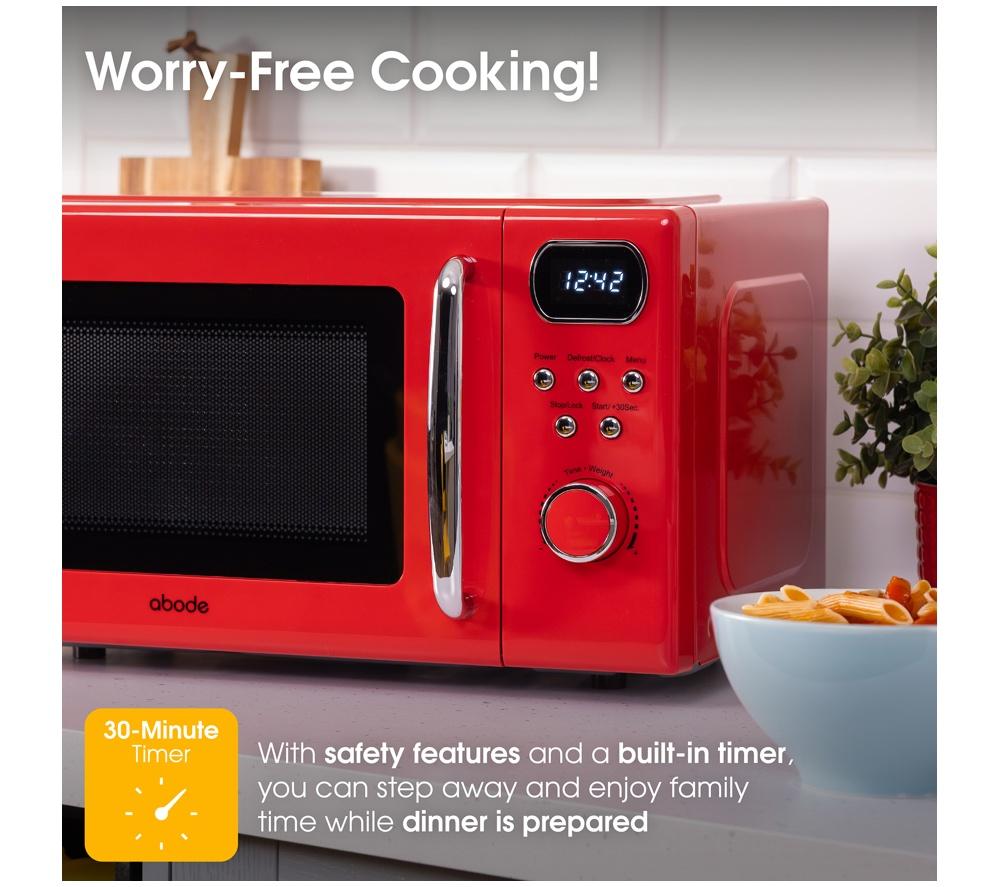 ABODE AMD2004R/01 Solo Microwave - Red image number 9 of 14