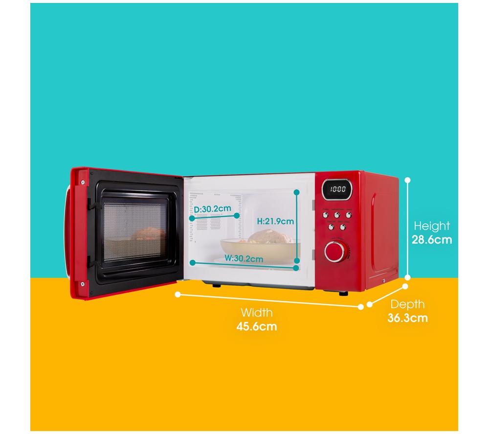 ABODE AMD2004R/01 Solo Microwave - Red image number 13 of 14