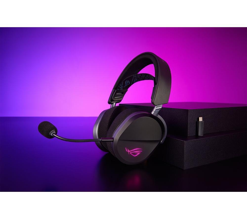 ASUS ROG Pelta Tri-mode Wireless Gaming Headset &ndash; Black image number 7 of 15