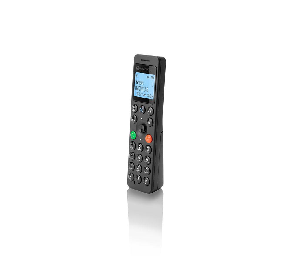 MOTOROLA DOT211 Cordless Phone - Twin Handsets, Black image number 9 of 12