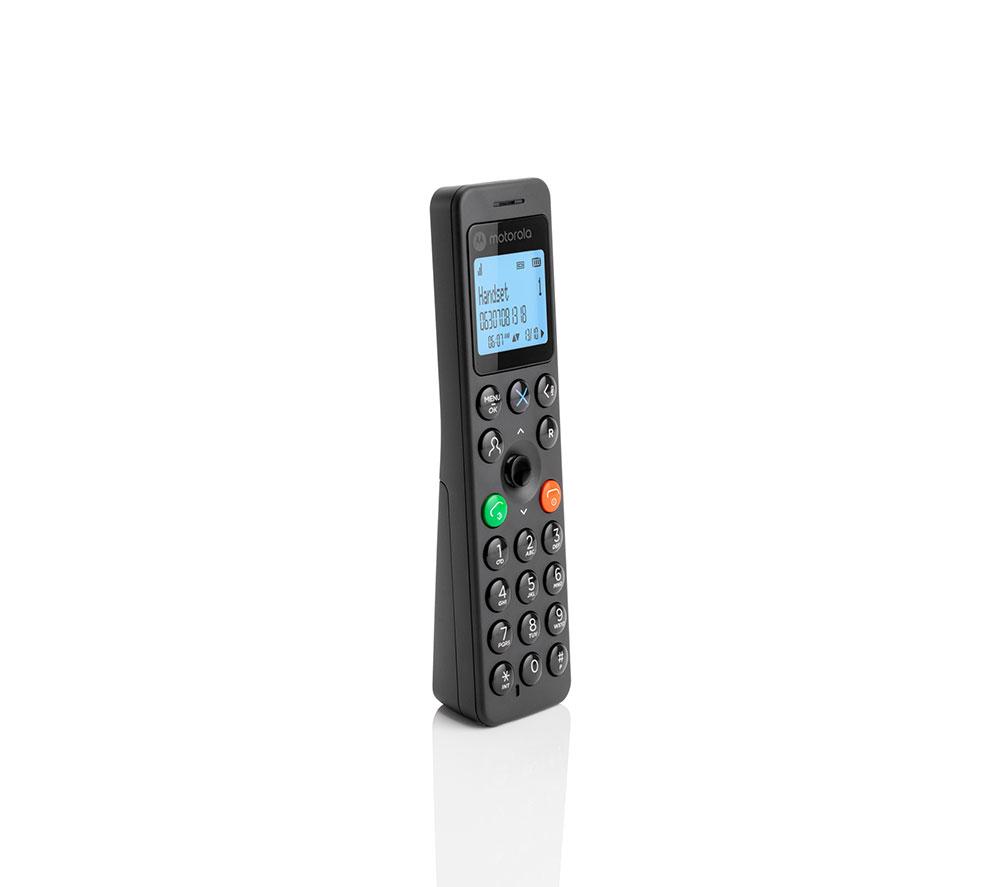 MOTOROLA DOT211 Cordless Phone - Twin Handsets, Black image number 11 of 12