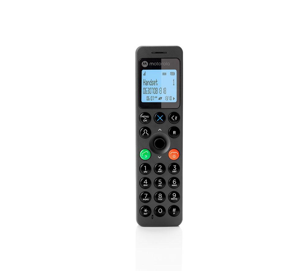 MOTOROLA DOT211 Cordless Phone - Twin Handsets, Black image number 12 of 12
