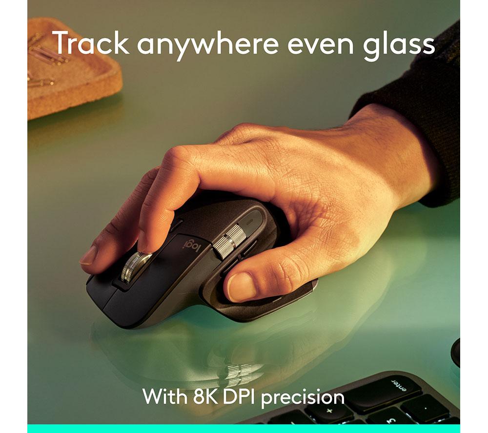 LOGITECH MX Master 3S Bluetooth Edition Wireless Darkfield Mouse image number 2 of 11
