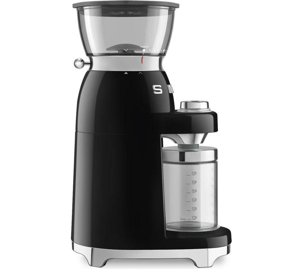 SMEG CGF03BLUK Electric Coffee Grinder - Black image number 3 of 8