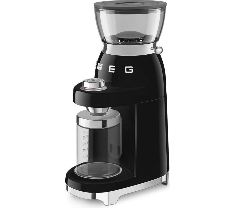 SMEG CGF03BLUK Electric Coffee Grinder - Black image number 4 of 8