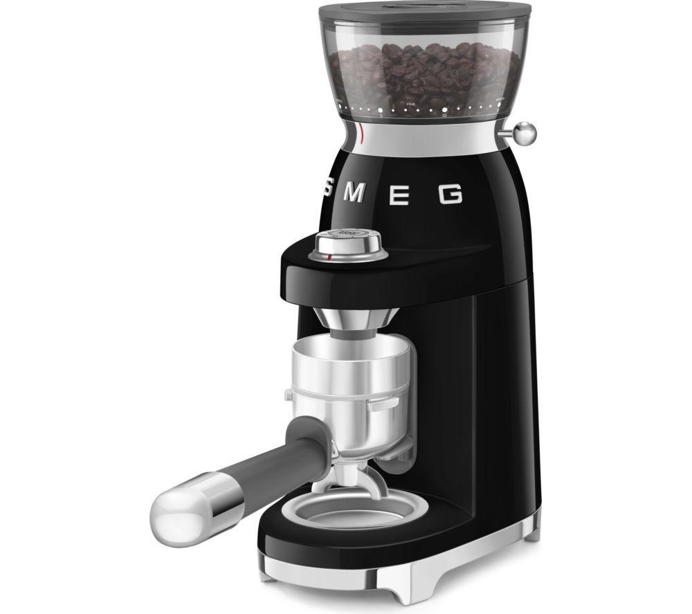 SMEG CGF03BLUK Electric Coffee Grinder - Black image number 5 of 8