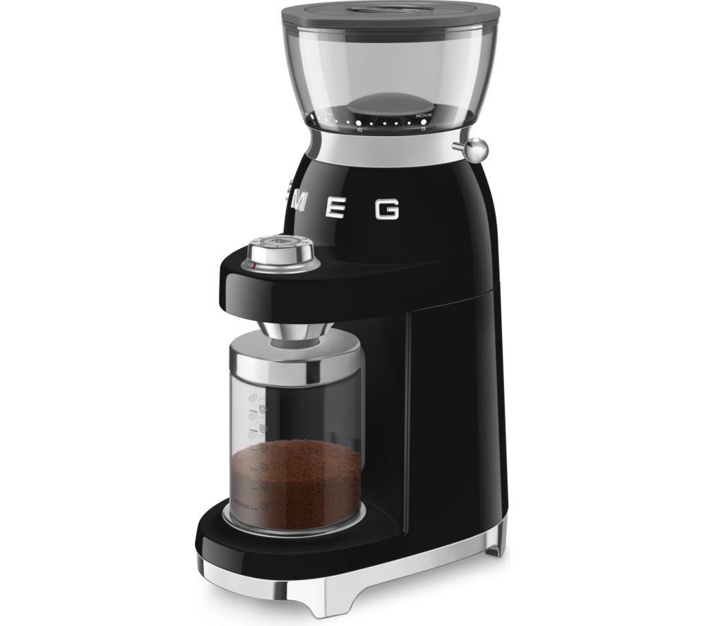 SMEG CGF03BLUK Electric Coffee Grinder - Black image number 7 of 8