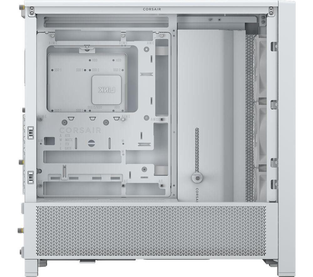 CORSAIR FRAME 4000D RS ATX Mid-Tower PC Case - White image number 3 of 6