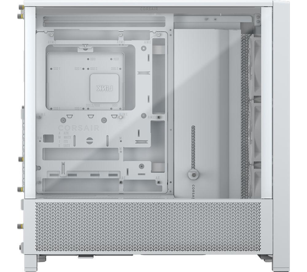 CORSAIR FRAME 4000D RS ATX Mid-Tower PC Case - White image number 4 of 6