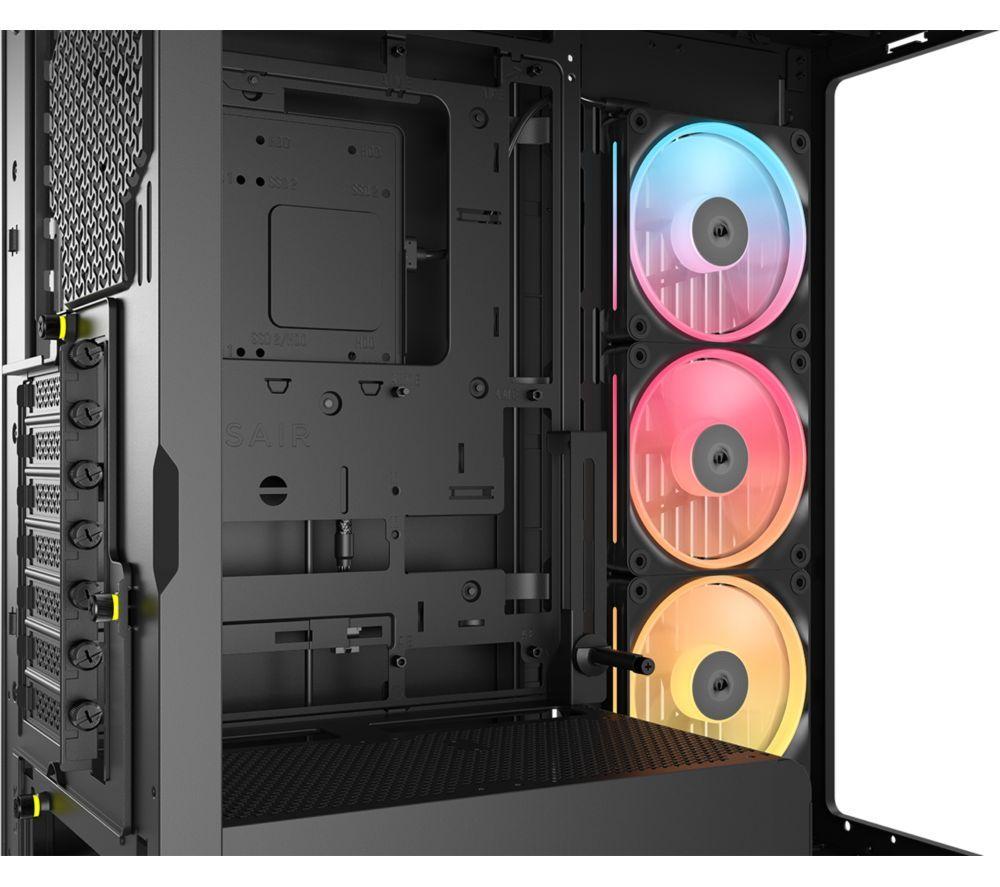 CORSAIR FRAME 4500X LX-R RGB ATX Mid-Tower PC Case - Black image number 5 of 9