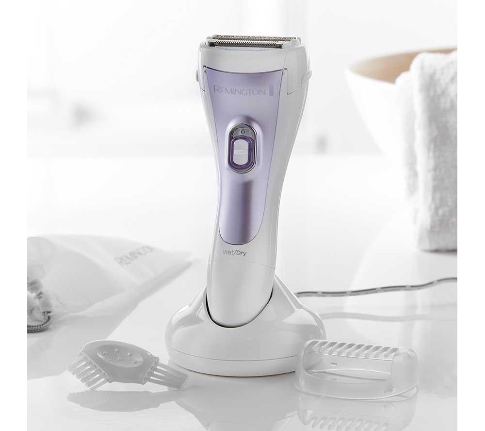 REMINGTON WDF4840 Cordless Wet & Dry Foil Lady Shaver &ndash; White & Purple image number 3 of 8