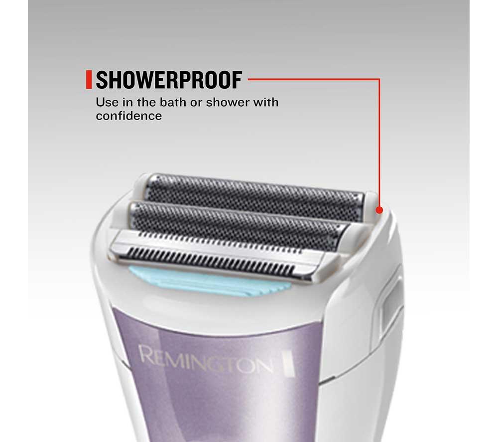 REMINGTON WDF4840 Cordless Wet & Dry Foil Lady Shaver &ndash; White & Purple image number 5 of 8