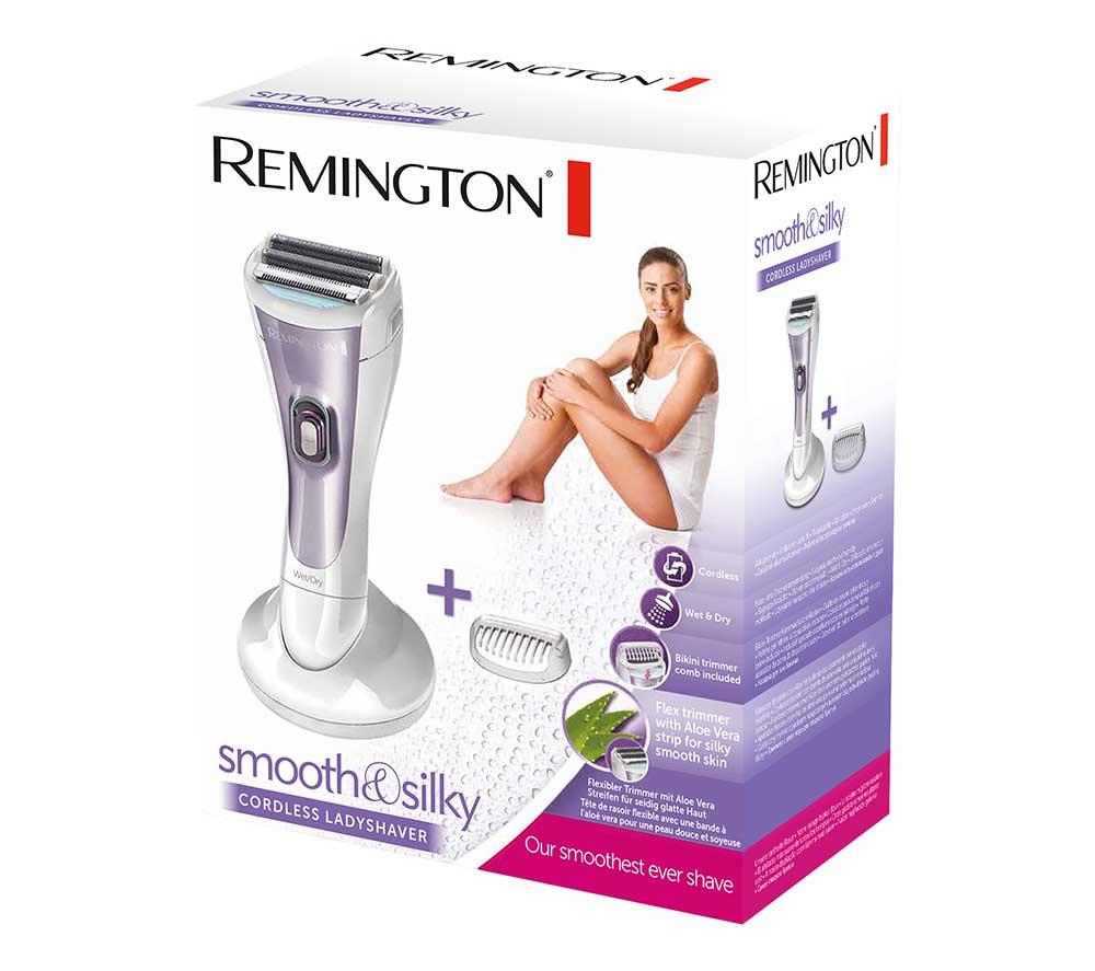 REMINGTON WDF4840 Cordless Wet & Dry Foil Lady Shaver &ndash; White & Purple image number 8 of 8