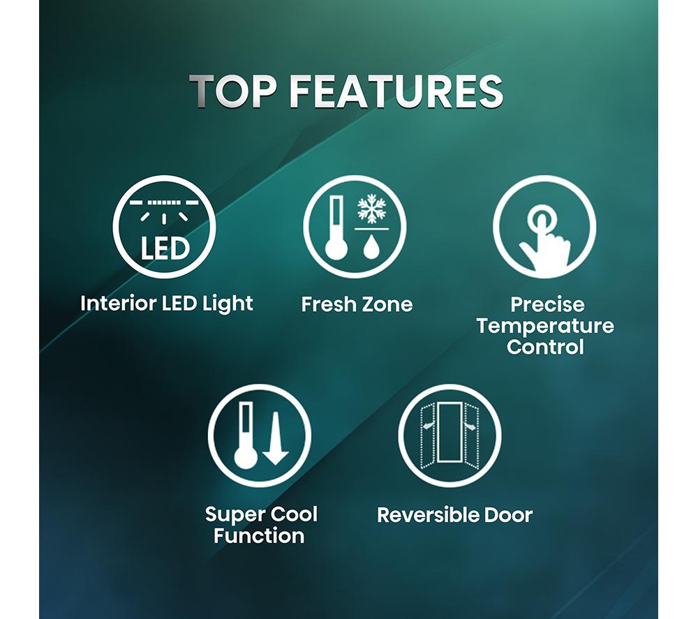 HISENSE RL415N4ACE Tall Fridge - Silver image number 2 of 13