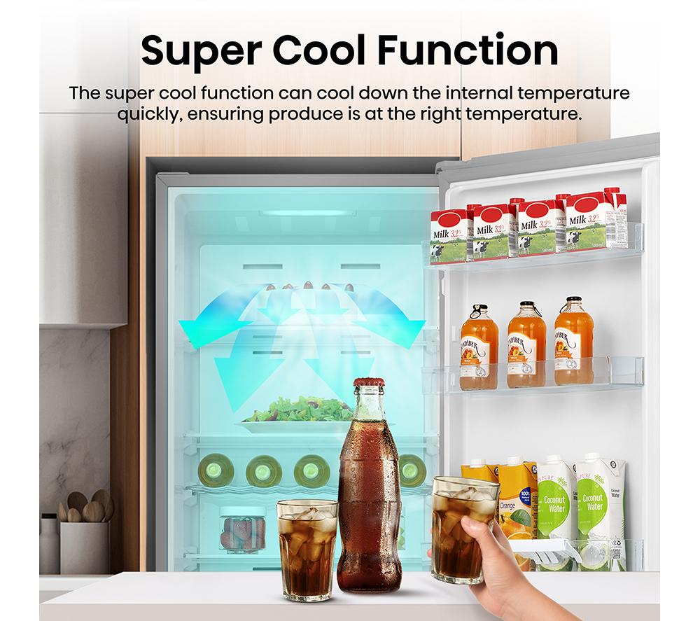 HISENSE RL415N4ACE Tall Fridge - Silver image number 7 of 13