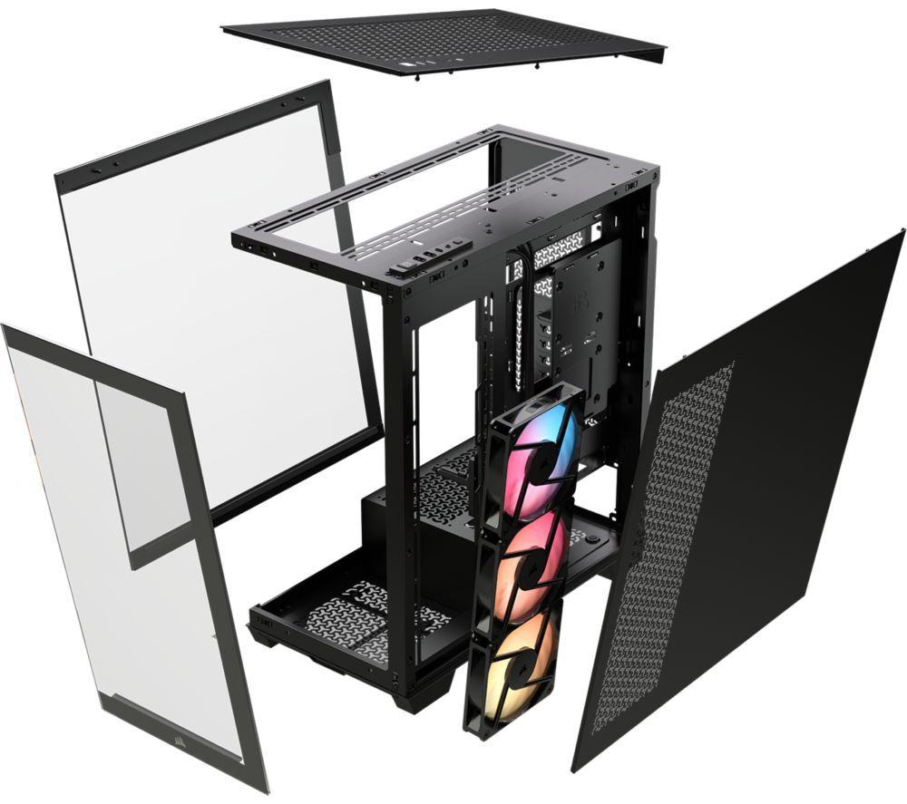CORSAIR 3500X RS-R ARGB ATX Mid-Tower PC Case - Black image number 9 of 9