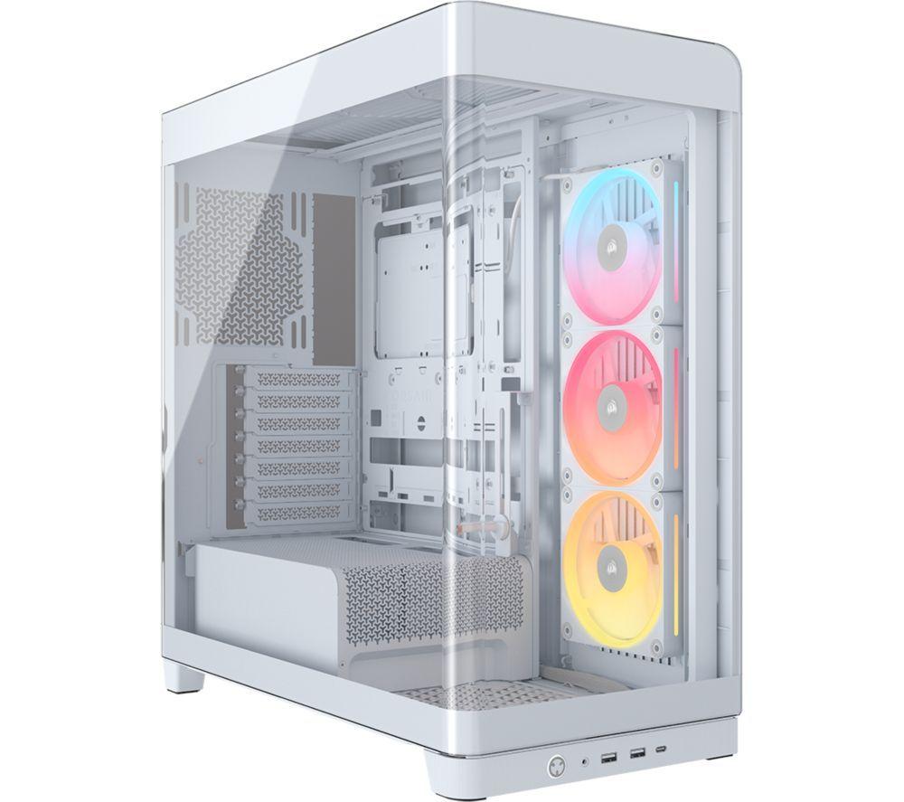 CORSAIR FRAME 4500X LX-R RGB ATX Mid-Tower PC Case - White