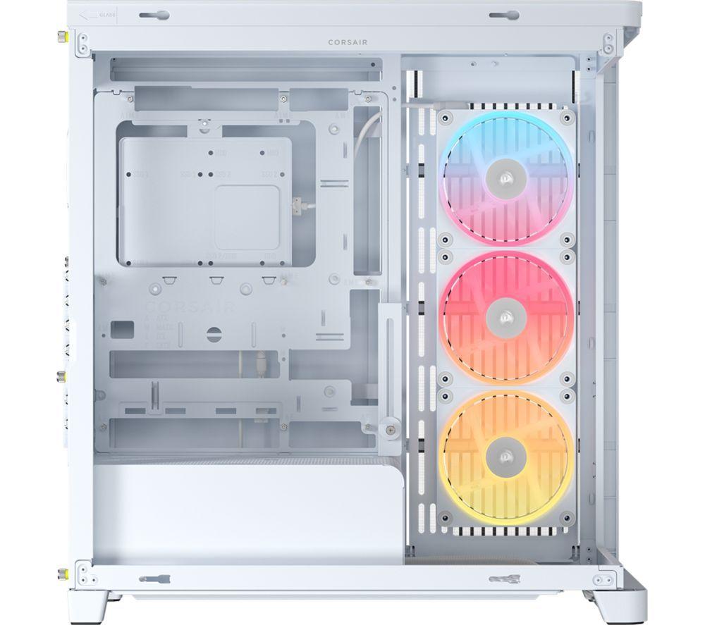 CORSAIR FRAME 4500X LX-R RGB ATX Mid-Tower PC Case - White image number 4 of 7