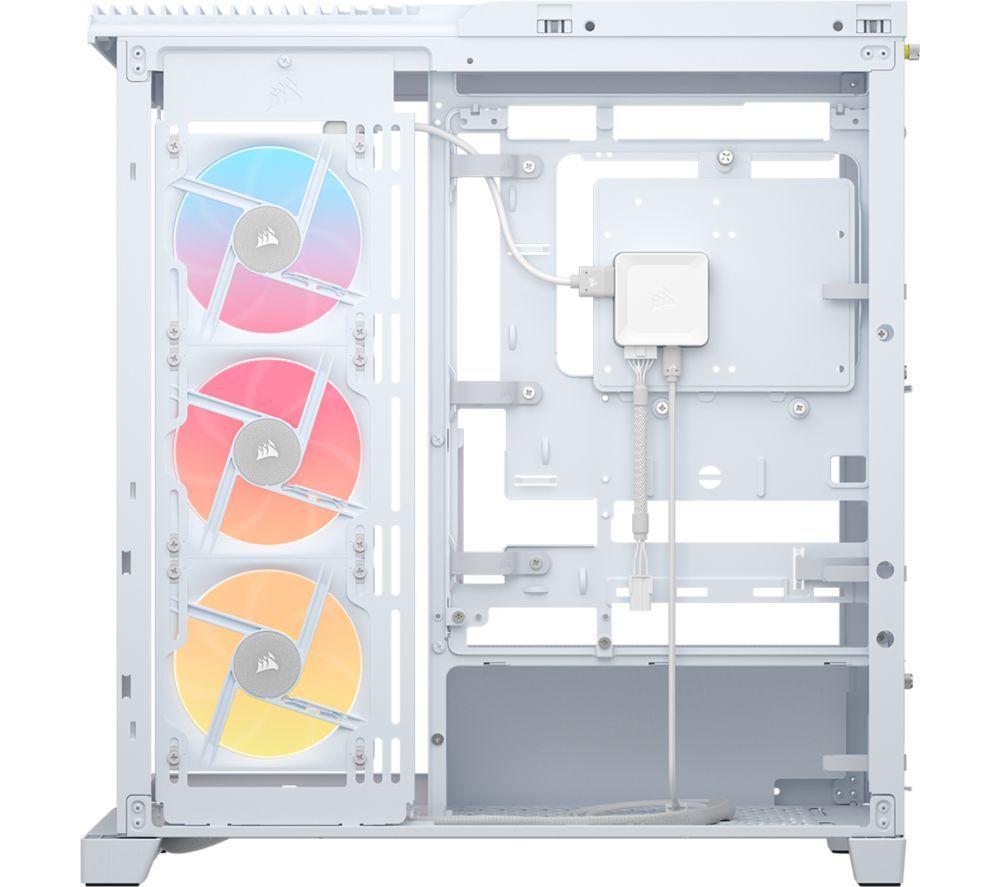 CORSAIR FRAME 4500X LX-R RGB ATX Mid-Tower PC Case - White image number 5 of 7