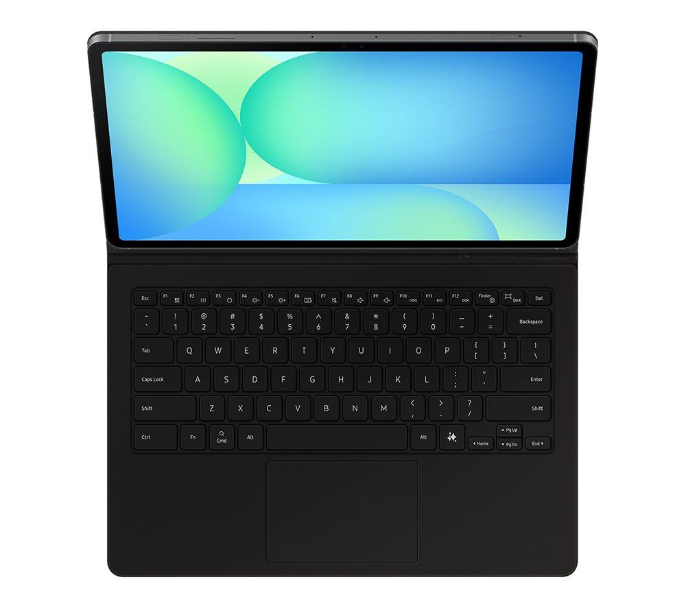 SAMSUNG Galaxy Tab S10 FE+ AI Book Cover Magnetic Keyboard Case - Black image number 10 of 10