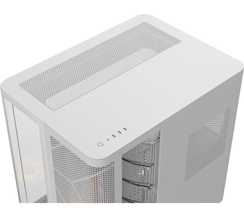 CORSAIR Air 5400 RS-R ARGB ATX Mid-Tower PC Case - White image number 2 of 7