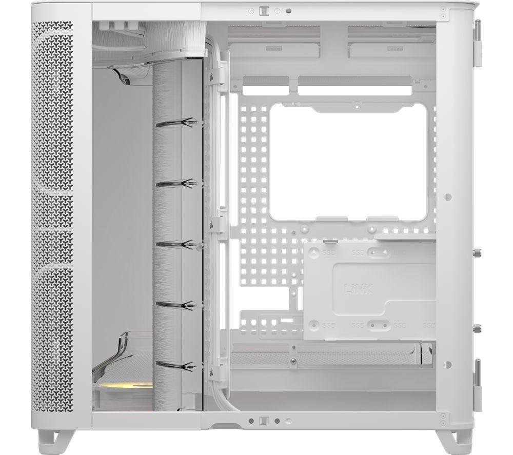 CORSAIR Air 5400 RS-R ARGB ATX Mid-Tower PC Case - White image number 6 of 7
