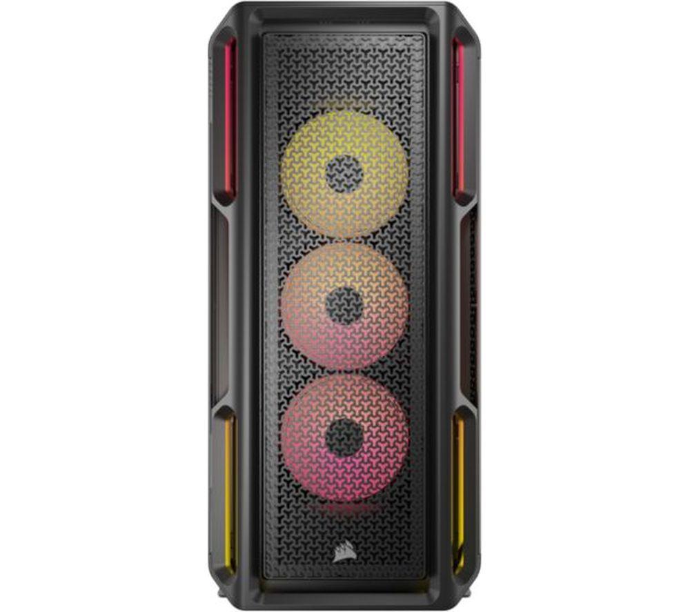 CORSAIR iCUE LINK 5000T LX RGB ATX Mid-Tower PC Case - Black image number 4 of 12