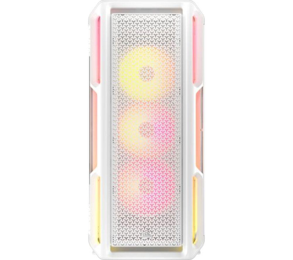 CORSAIR iCUE LINK 5000T LX RGB ATX Mid-Tower PC Case - White image number 7 of 7