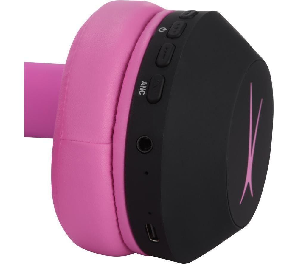 ALTEC LANSING Kid Safe MZX4500 Wireless Bluetooth Headphones - Blackout Pop Pink image number 3 of 6