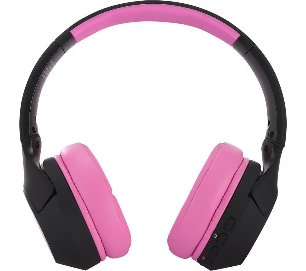 ALTEC LANSING Kid Safe MZX4500 Wireless Bluetooth Headphones - Blackout Pop Pink image number 4 of 6