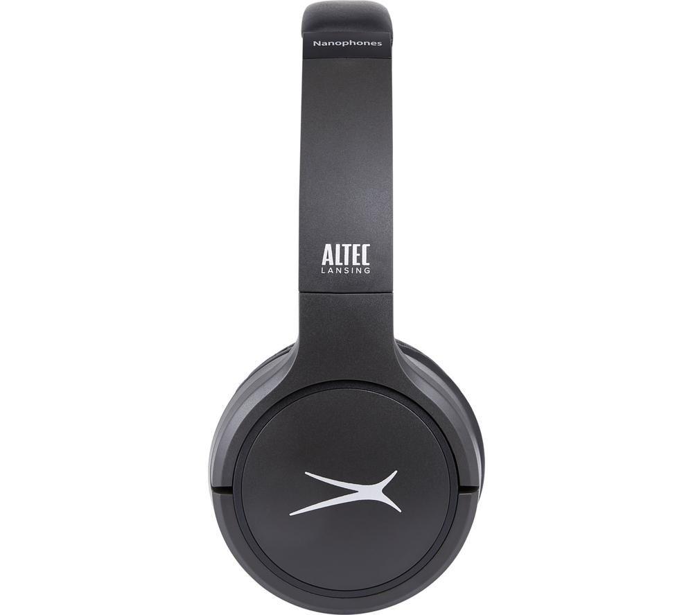 ALTEC LANSING NanoPhones Wireless Bluetooth Headphones - Charcoal grey image number 2 of 7