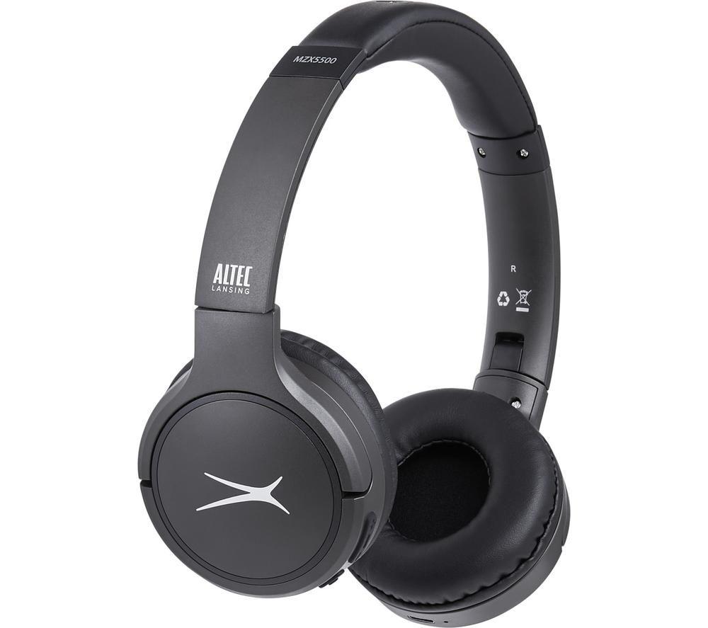 ALTEC LANSING NanoPhones Wireless Bluetooth Headphones - Charcoal grey image number 7 of 7