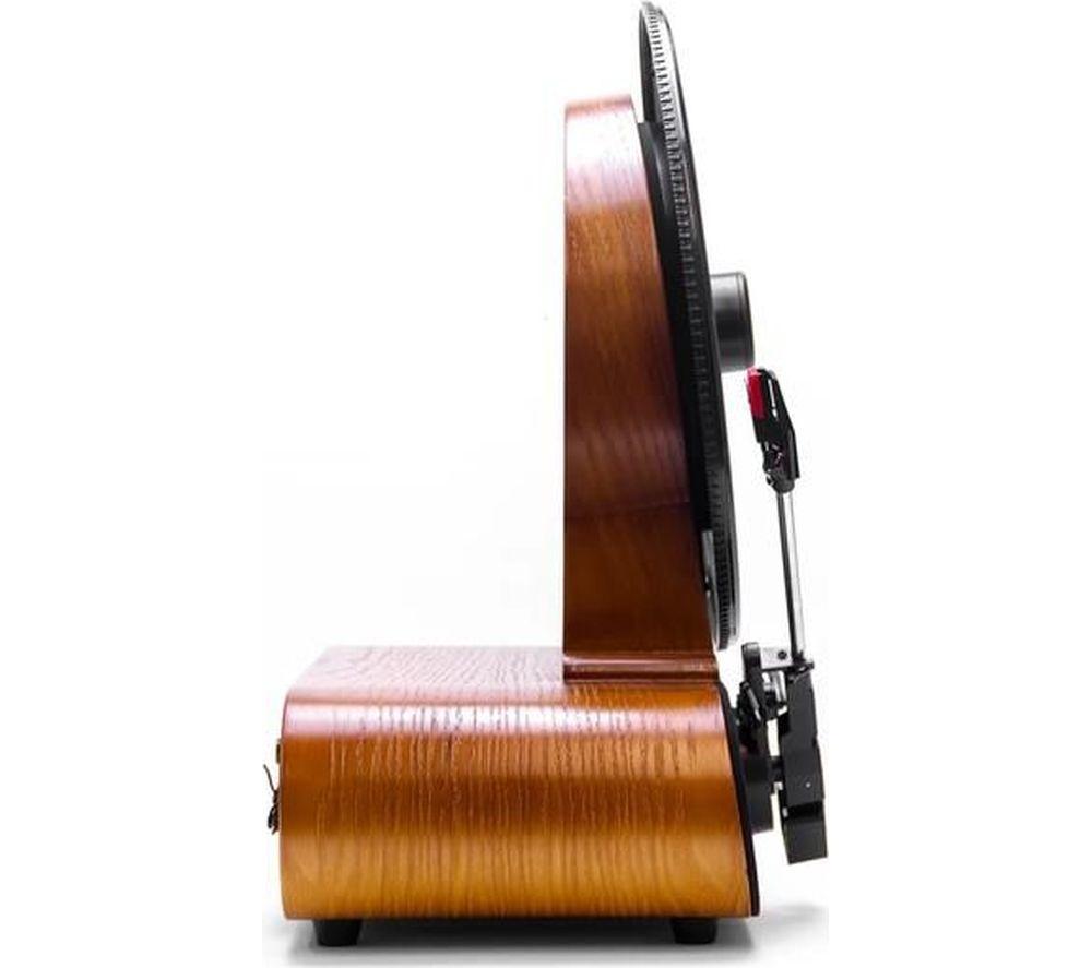 FUSE Vert Belt Drive Bluetooth Vertical Turntable - Brown & Black image number 3 of 6