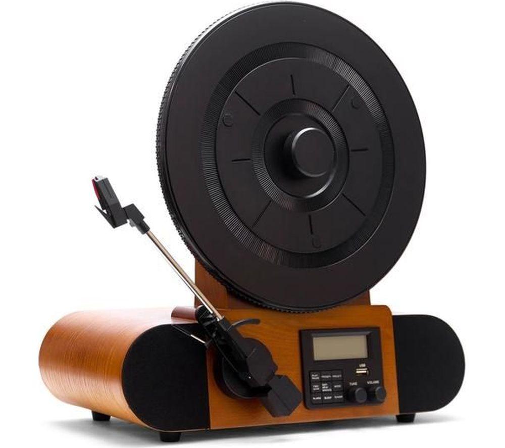 FUSE Vert Belt Drive Bluetooth Vertical Turntable - Brown & Black image number 4 of 6