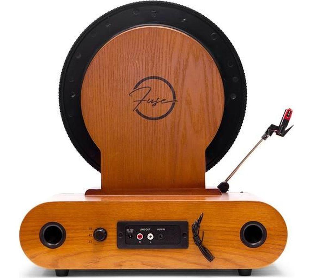 FUSE Vert Belt Drive Bluetooth Vertical Turntable - Brown & Black image number 6 of 6