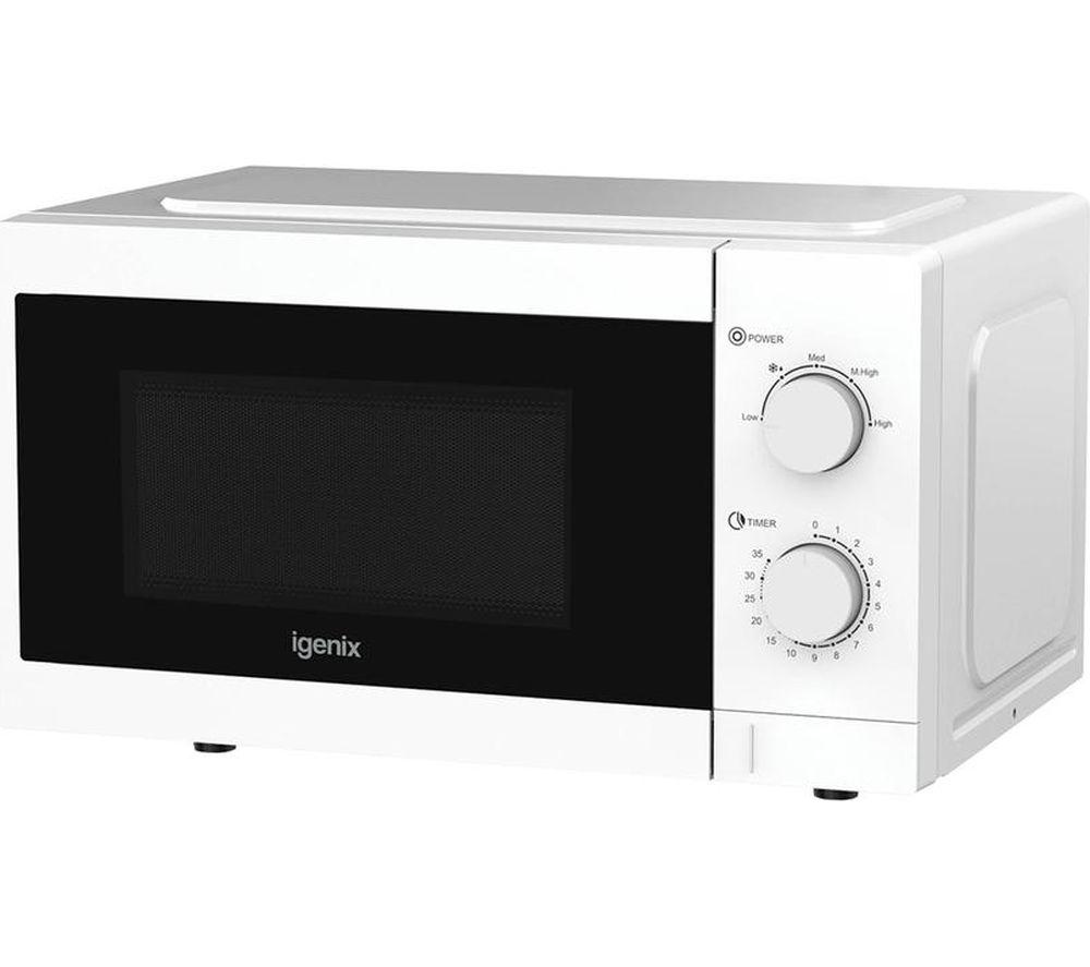 IGENIX IGMS09434W Compact Solo Microwave - White image number 2 of 4