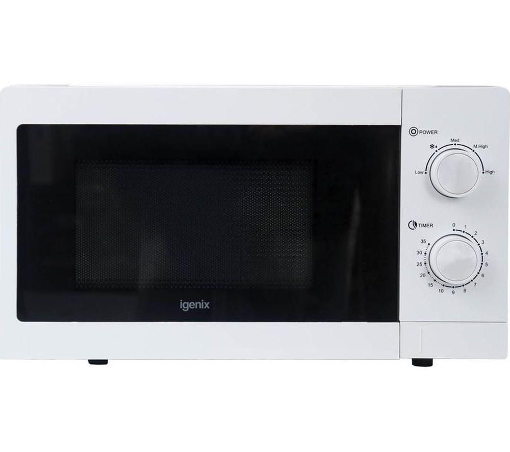IGENIX IGMS09434W Compact Solo Microwave - White image number 3 of 4