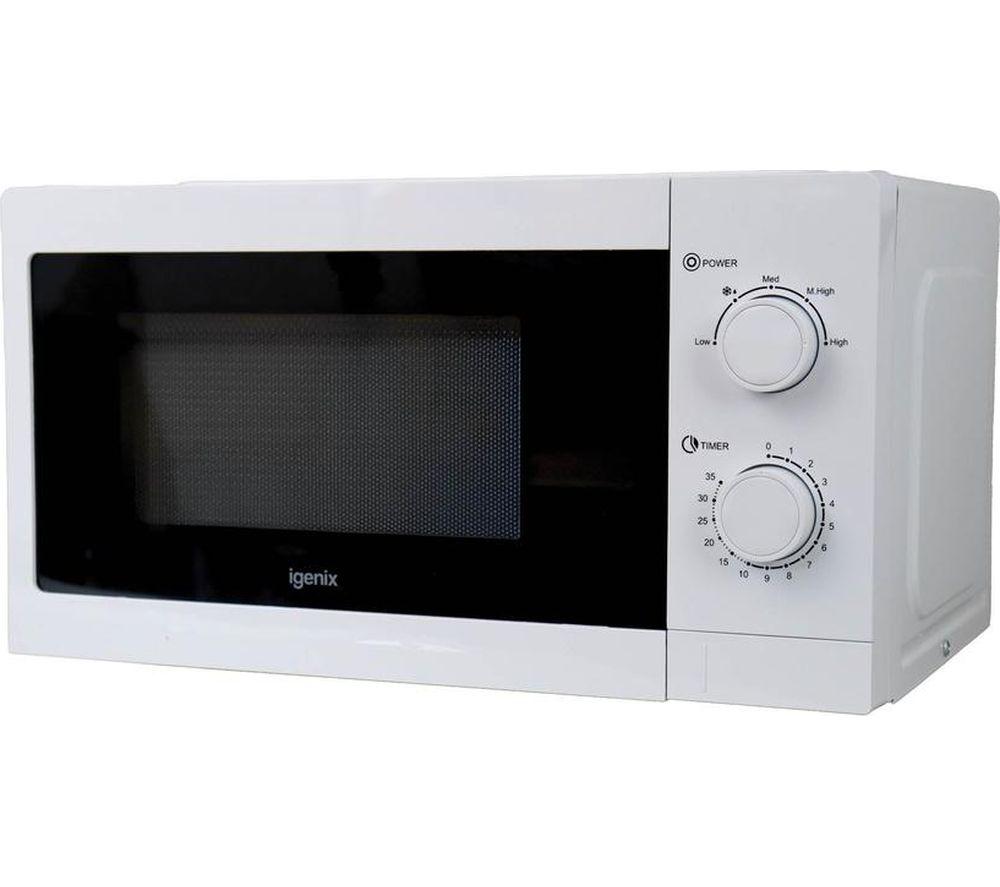 IGENIX IGMS09434W Compact Solo Microwave - White image number 4 of 4