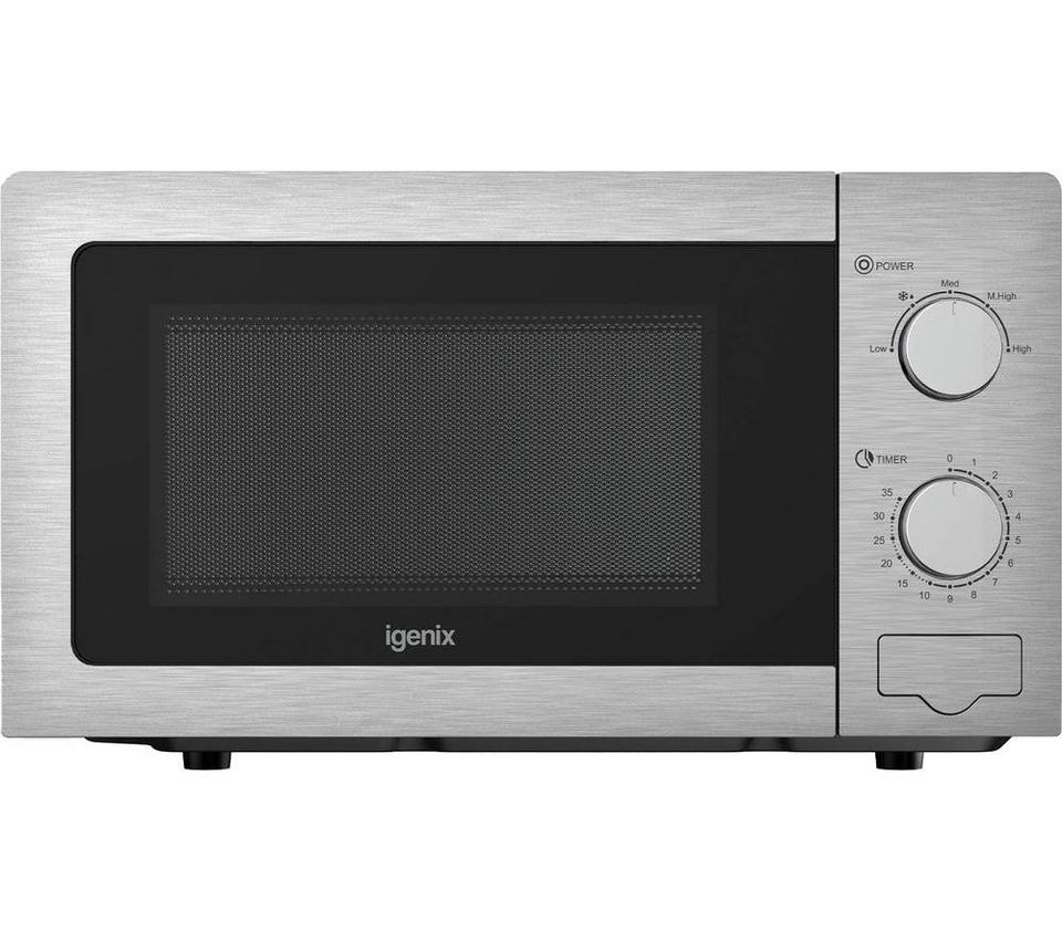 IGENIX IGMS02081SS Solo Microwave - Stainless Steel