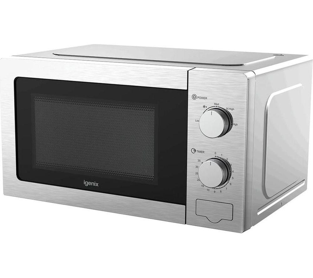 IGENIX IGMS02081SS Solo Microwave - Stainless Steel image number 2 of 6