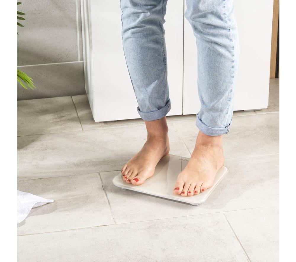 SALTER 9204 CFEU12 Halo Bathroom Scale - Cream image number 3 of 6