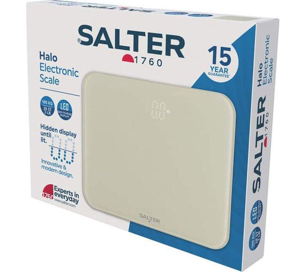 SALTER 9204 CFEU12 Halo Bathroom Scale - Cream image number 6 of 6