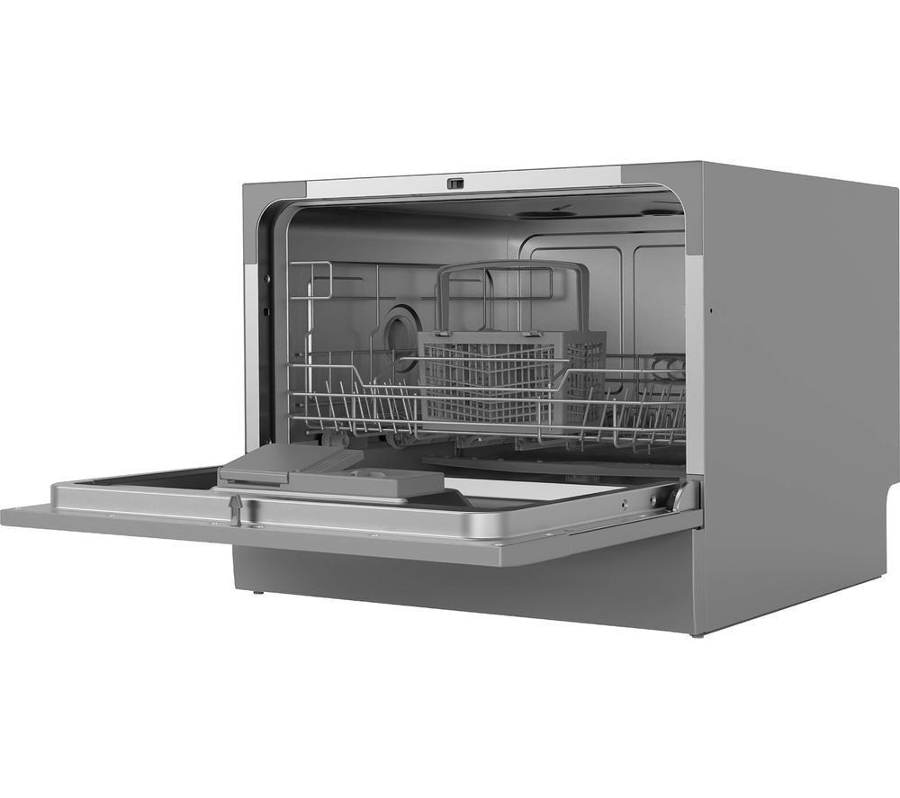 RUSSELL HOBBS RH6TTDW0D1S Table Top Dishwasher - Silver image number 3 of 3