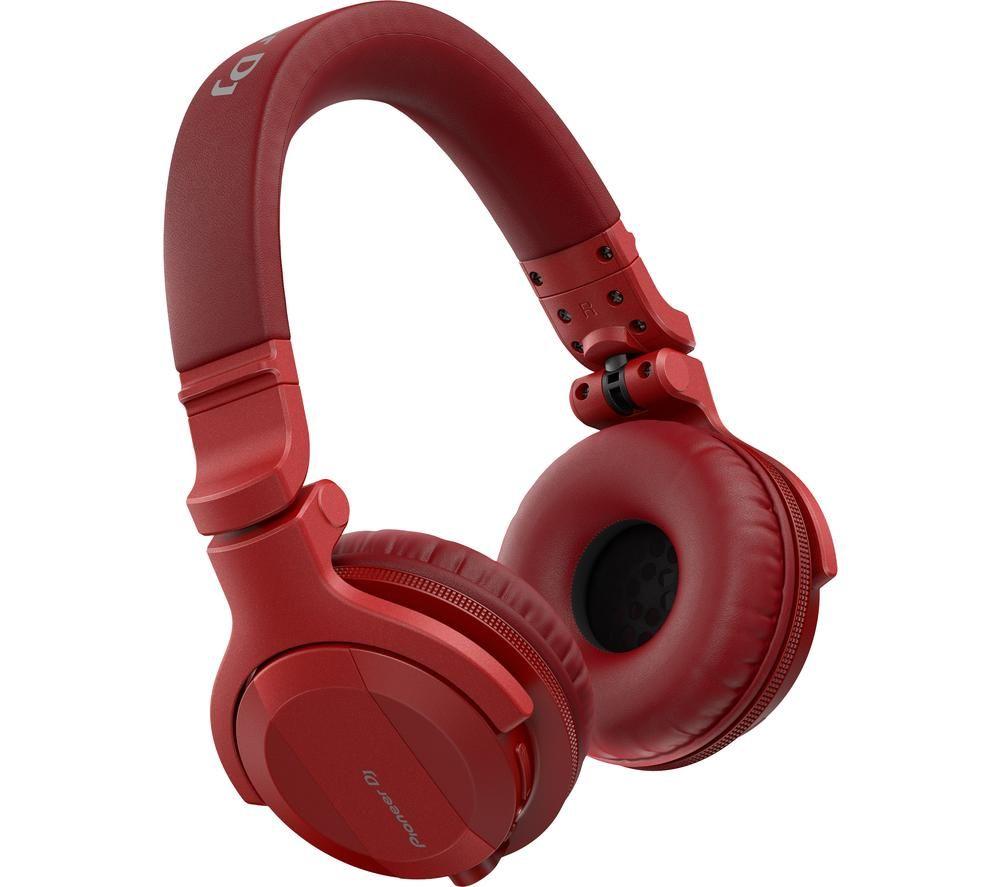 PIONEER DJ HDJ-CUE1BT-R Wireless Bluetooth Headphones - Red image number 3 of 5