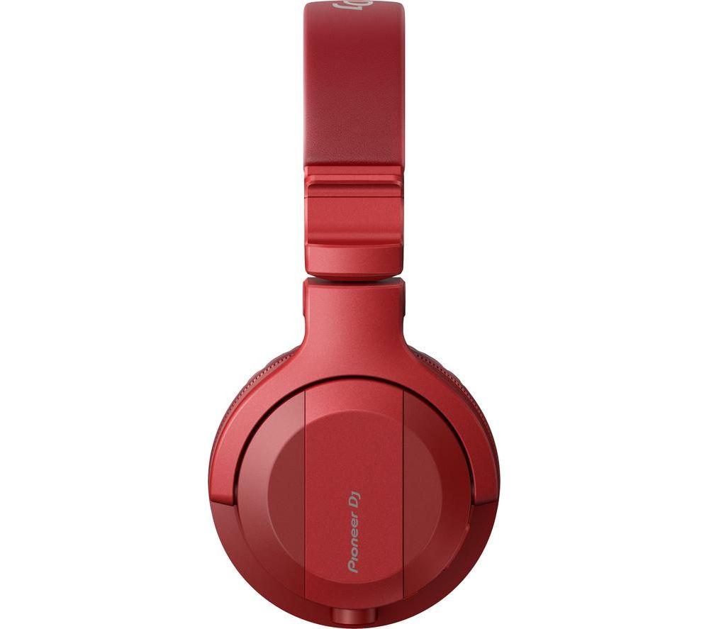 PIONEER DJ HDJ-CUE1BT-R Wireless Bluetooth Headphones - Red image number 4 of 5