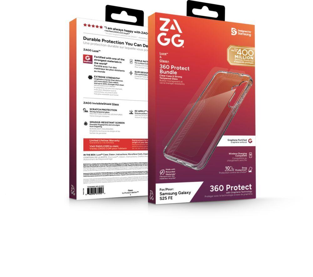 ZAGG Galaxy S25 FE Luxe Case & Screen Protector Bundle image number 2 of 2