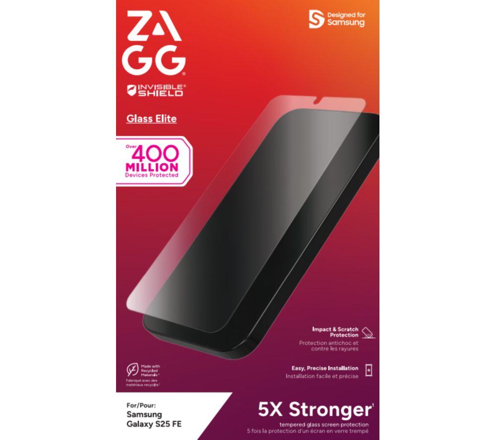 ZAGG InvisibleShield Glass Elite Samsung S25 FE Screen Protector - Clear