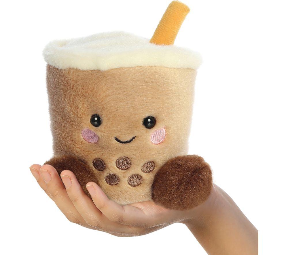 PALM PALS Milky Boba Tea Soft Toy - Brown image number 3 of 3