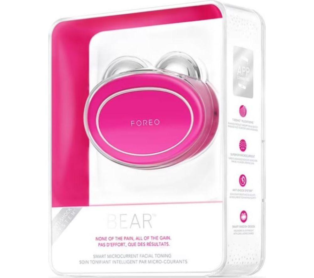 FOREO Bear Microcurrent Toning Device - Fuchsia image number 3 of 5