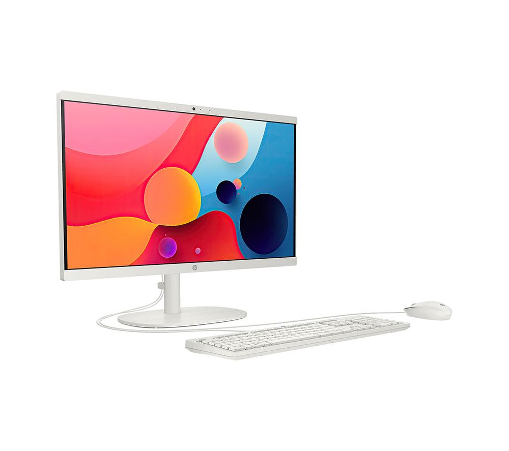 HP 22-dg0015na 21.5" All-in-One PC - Intel&reg; N100, 128 GB UFS, White image number 10 of 12